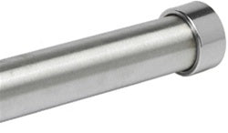 B-4360-SN 1" Brass Solid Concealed Mount Collar Flange w/ Wall Mounting Plate, Satin Nickel Finish