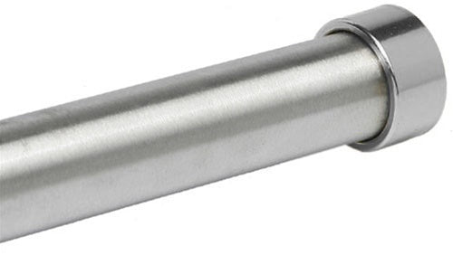 B-4360-BC 1" Cast Brass Solid One Piece Exposed Mount 45 Degree Wall Flange, Bright Chrome Finish (Pair)