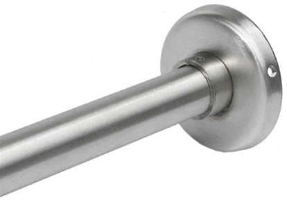 S-4671-SS 1-1/4" Formed, Round Concealed Wall Flange w/ Collar, Satin Stainless Finish - 3" Dia.