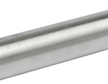 U-1024-36-SS 1" O.D. Stainless Steel Shower Rod, 36" Length, Satin Stainless Finish - 20 Gauge