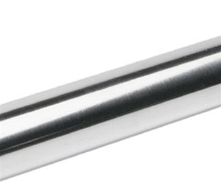 U-1029-60-BS 1 1/4" O.D. Stainless Steel Shower Rod, 60" Length, Bright Stainless Finish - 20 Gauge