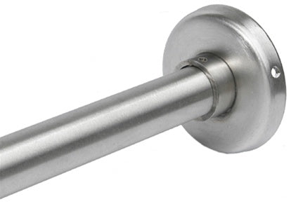 S-4671-SS  1-1/4" Formed, Round Concealed Wall Flange w/ Collar, Satin Stainless Finish - 3" Dia.
