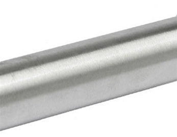 U-1024-60-SS  1" O.D. Stainless Steel Shower Rod, 60" Length, Satin Stainless Finish - 20 Gauge